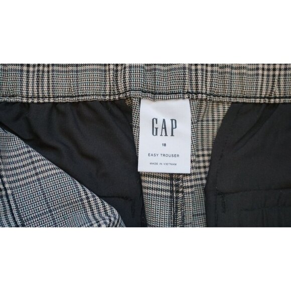 Gap Recycled Easy Plaid Wide-Leg Trousers, Size 18 | NWT - Picture 10 of 16